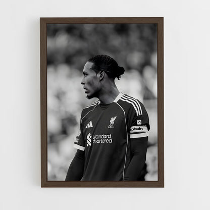 ap-virgil van dijk-2 cadre Bois foncé