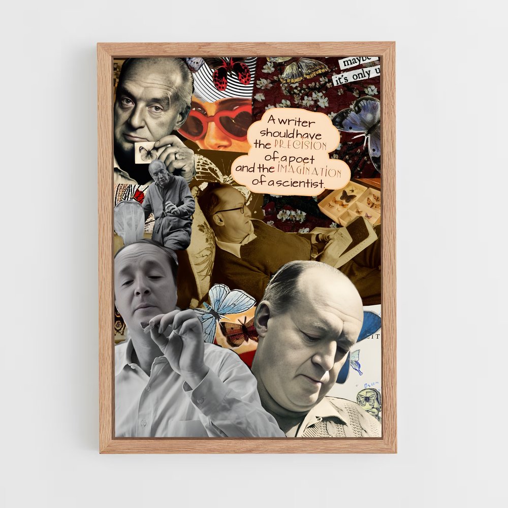 ap-vladimir nabokov-2 cadre Bois clair