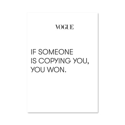 Poster Love in Vogue