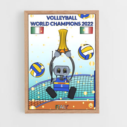 ap-volleyball world cup-2 cadre Bois clair