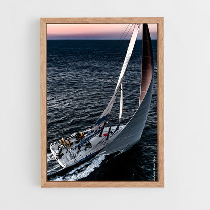 ap-volvo ocean race sailing-2 cadre Bois clair