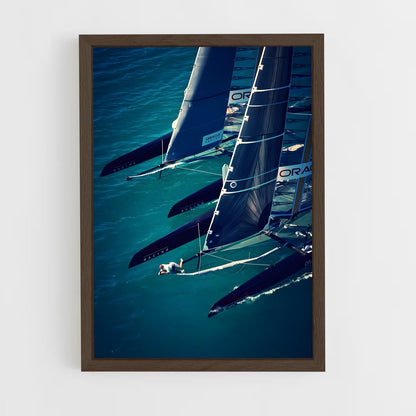 ap-volvo ocean race sailing-5 cadre Bois foncé