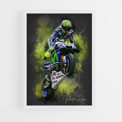 ap-vr46 racing team-4 cadre Blanc