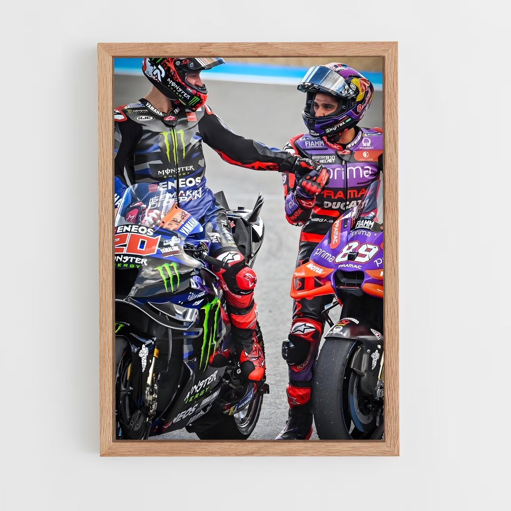 ap-vr46 racing team-6 cadre Bois clair