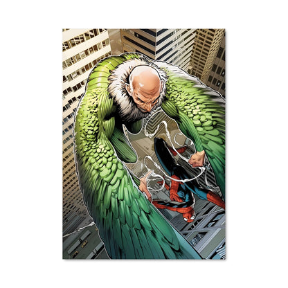 Poster Vulture Cityscape