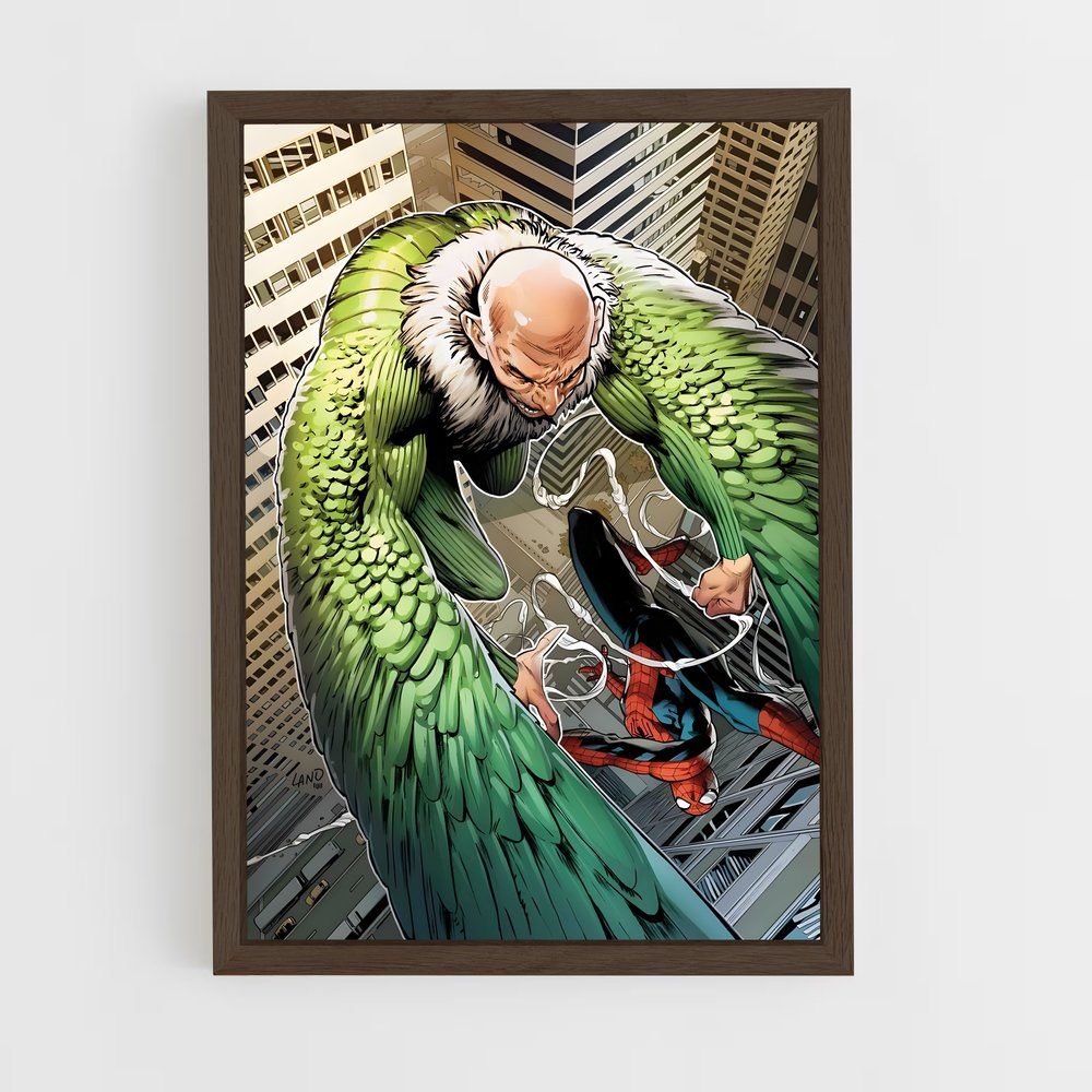 ap-vulture spider-man-2 cadre Bois foncé