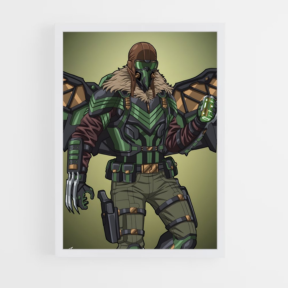 ap-vulture spider-man-4 cadre Blanc