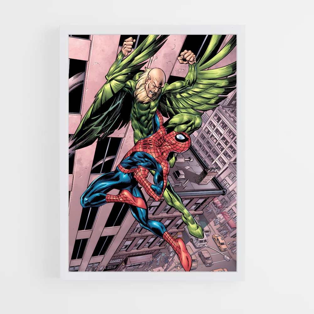 ap-vulture spider-man-5 cadre Blanc