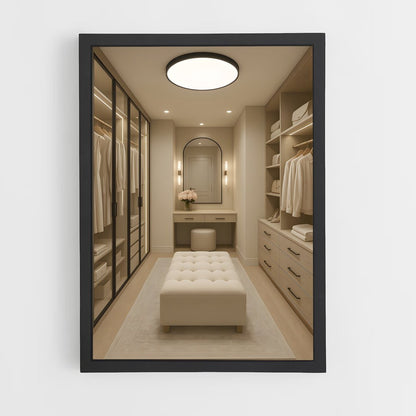 ap-walk-in closet-11 cadre Noir