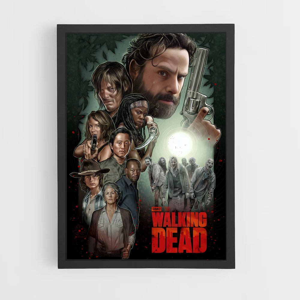 ap-walking dead-3 cadre Noir