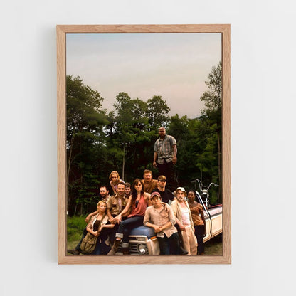ap-walking dead-4 cadre Bois clair