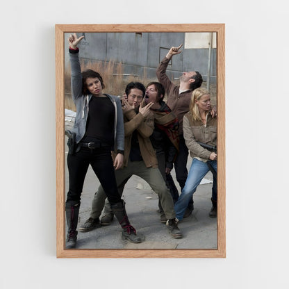 ap-walking dead-5 cadre Bois clair