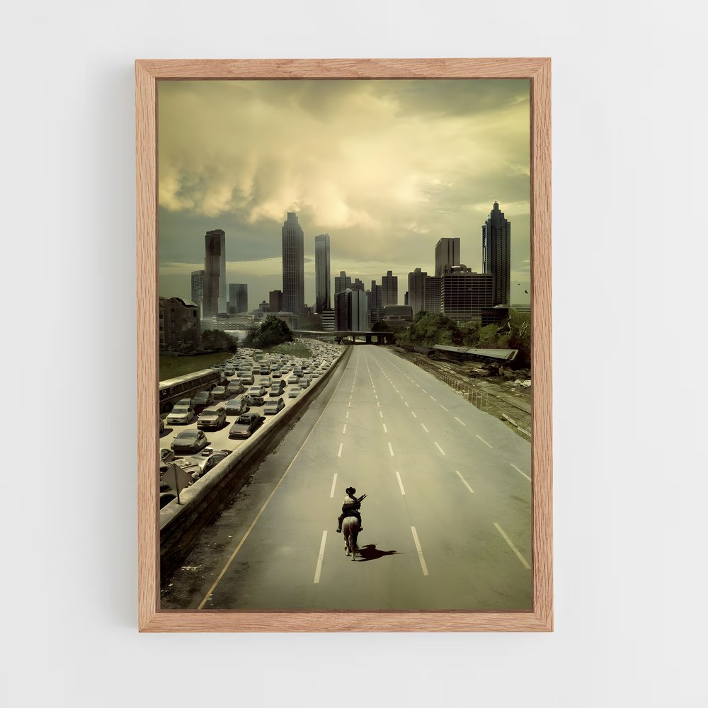 ap-walking dead-6 cadre Bois clair