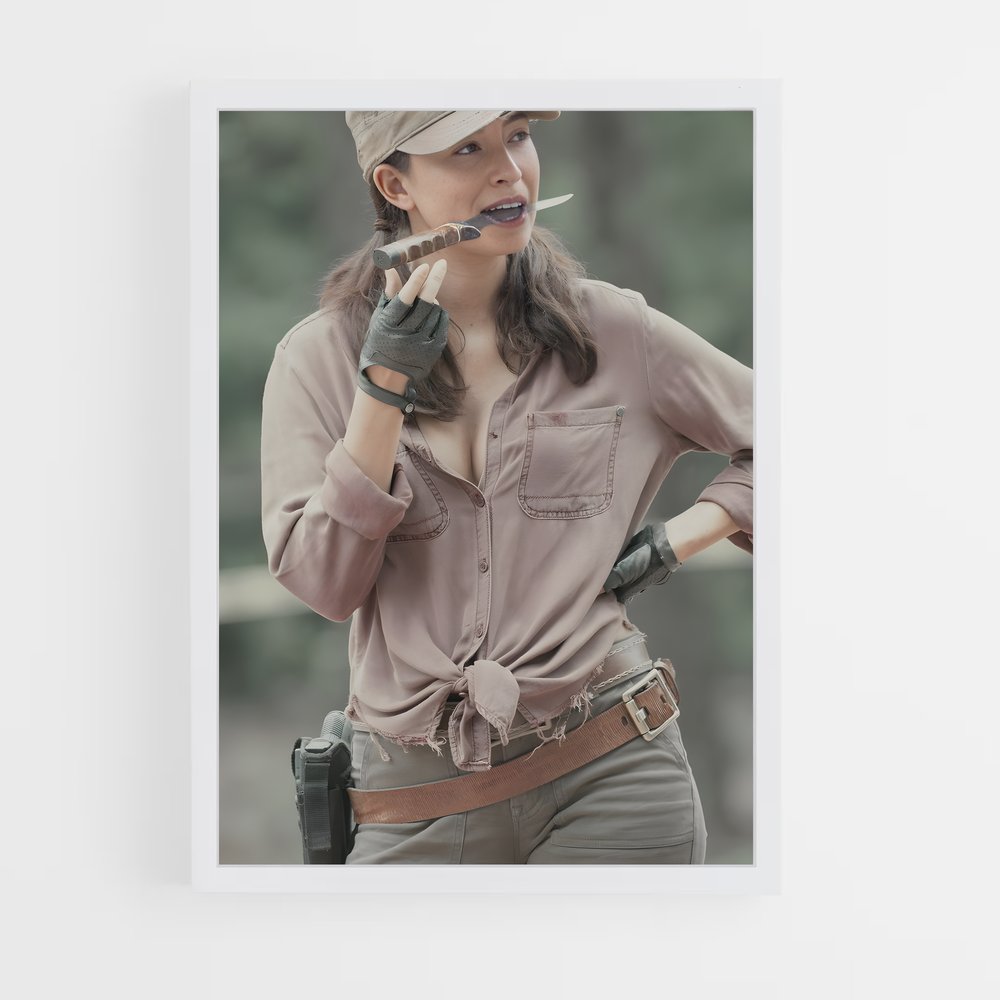ap-walking dead-9 cadre Blanc