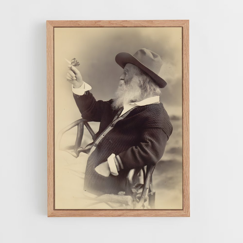 ap-walt whitman-5 cadre Bois clair