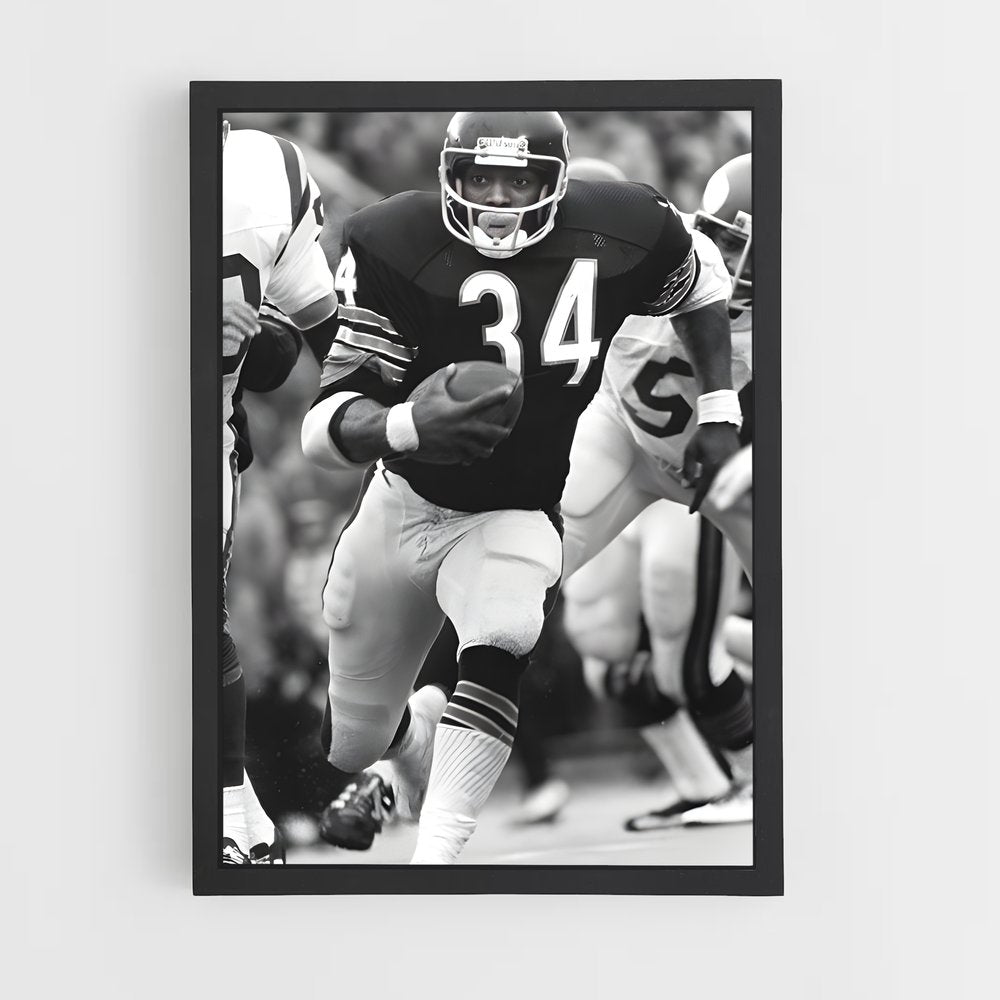 ap-walter payton-4 cadre Noir