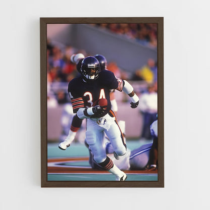 ap-walter payton-5 cadre Bois foncé