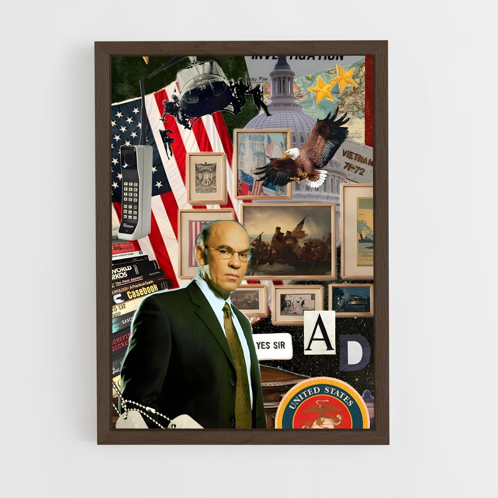 ap-walter skinner-3 cadre Bois foncé