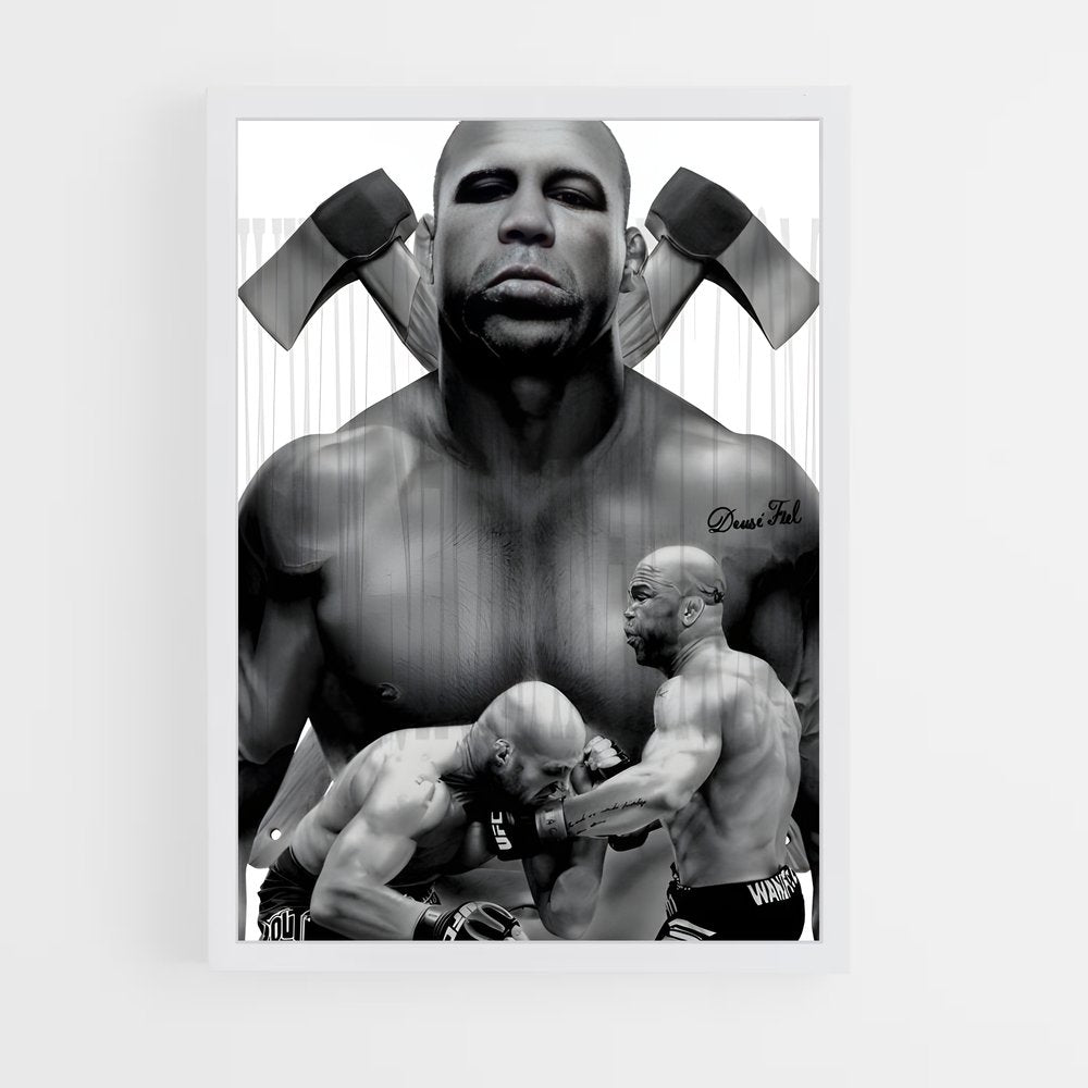 ap-wanderlei silva-2 cadre Blanc