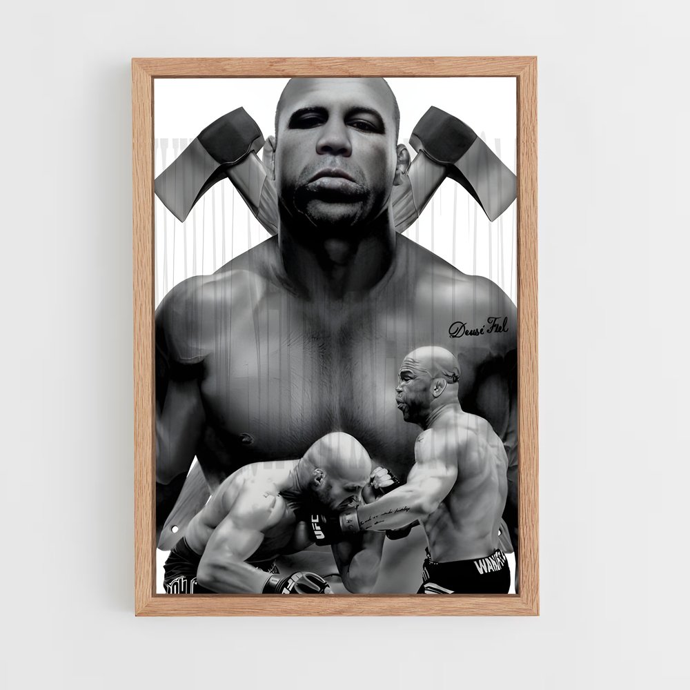 ap-wanderlei silva-2 cadre Bois clair