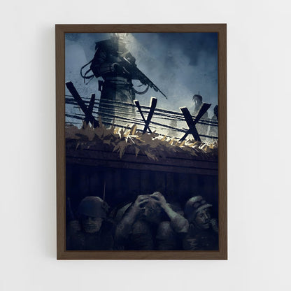 ap-war-1 cadre Bois foncé