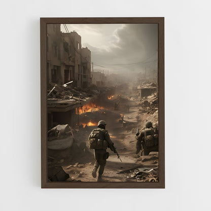 ap-war-3 cadre Bois foncé