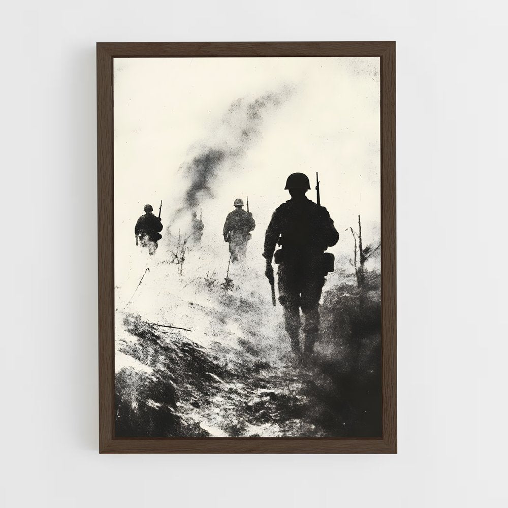 ap-war-7 cadre Bois foncé