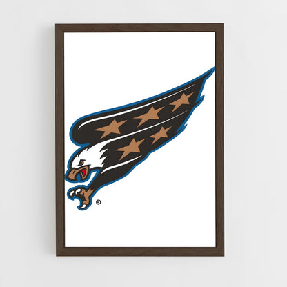 ap-washington capitals-4 cadre Bois foncé