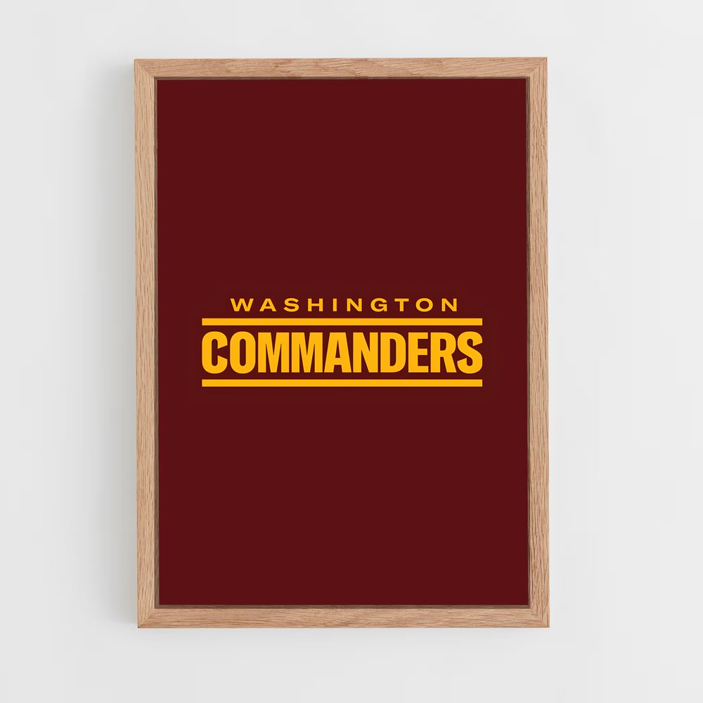 ap-washington commanders-2 cadre Bois clair