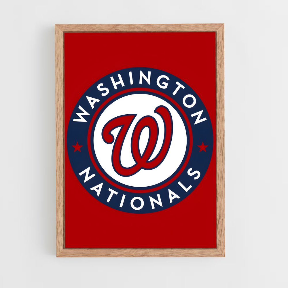 ap-washington nationals-6 cadre Bois clair