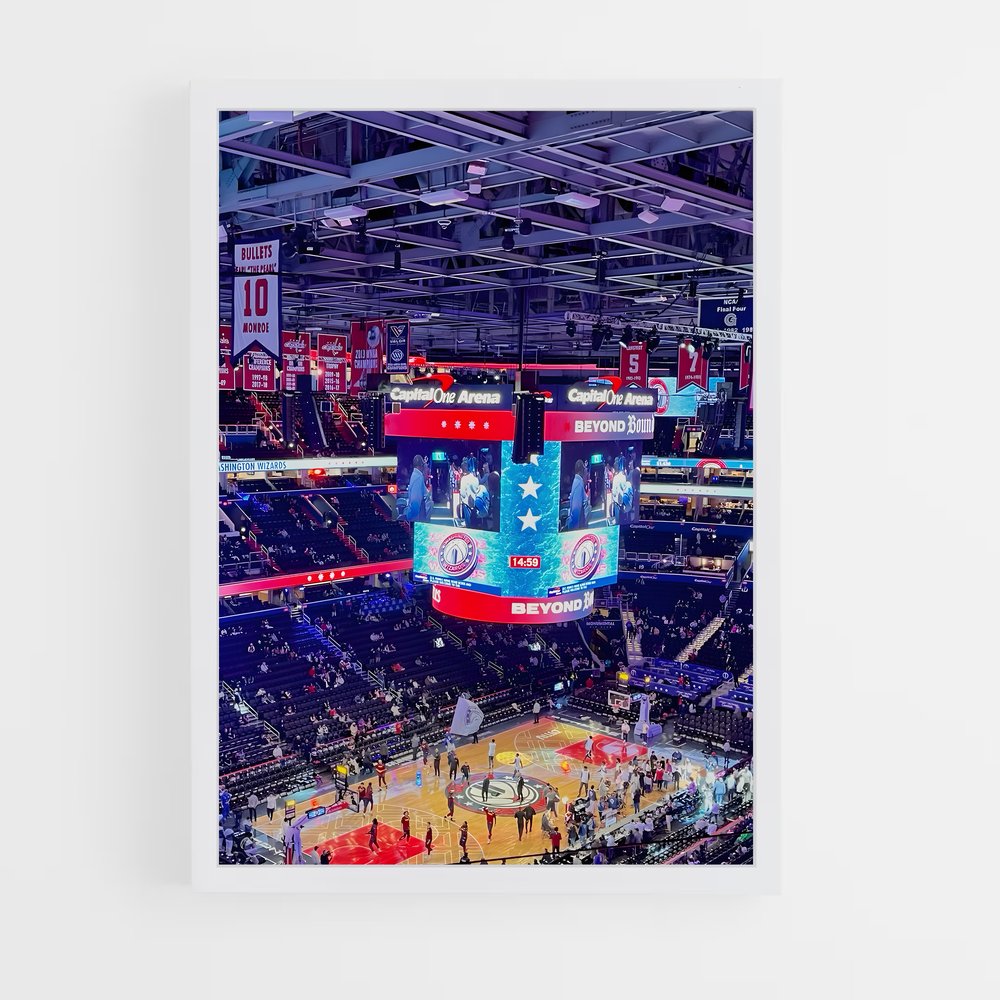 ap-washington wizards-6 cadre Blanc