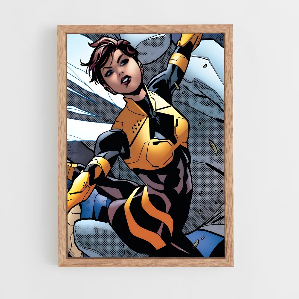 ap-wasp janet van dyne-3 cadre Bois clair