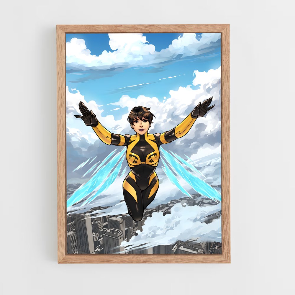 ap-wasp janet van dyne-4 cadre Bois clair