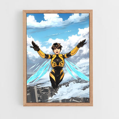 ap-wasp janet van dyne-4 cadre Bois clair
