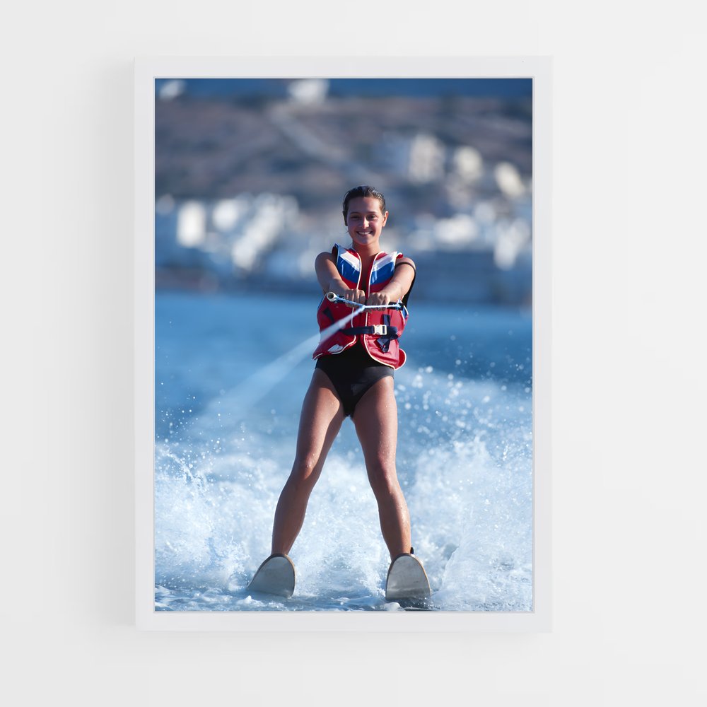 ap-water skiing-5 cadre Blanc