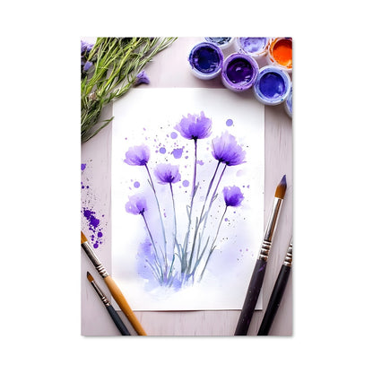Poster Éclats d'Aquarelle