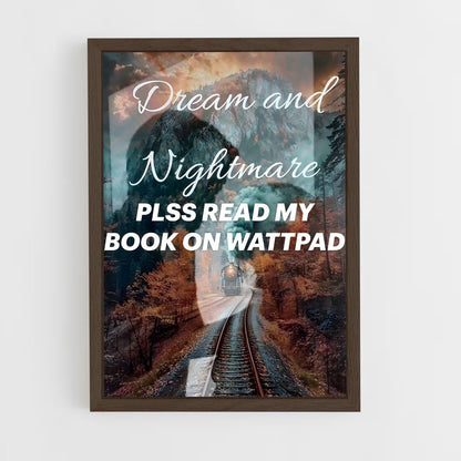 ap-wattpad-1 cadre Bois foncé