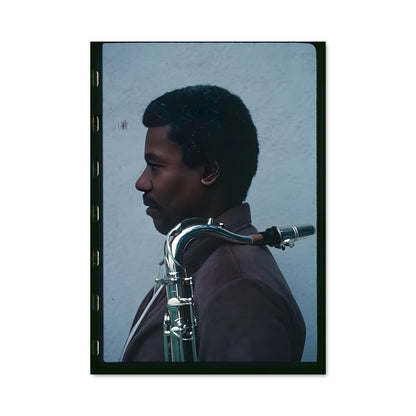 Poster Saxophone en Main