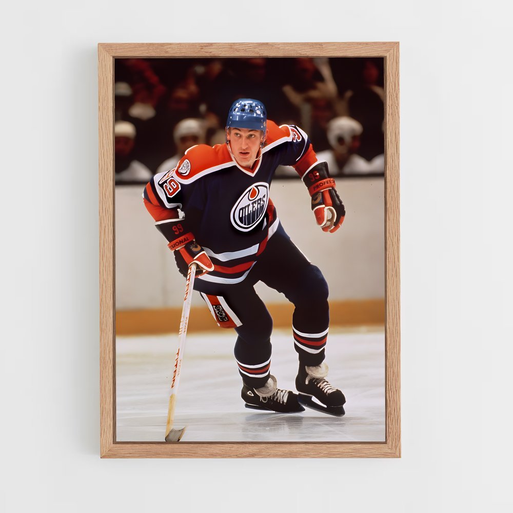 ap-wayne gretzky-3 cadre Bois clair