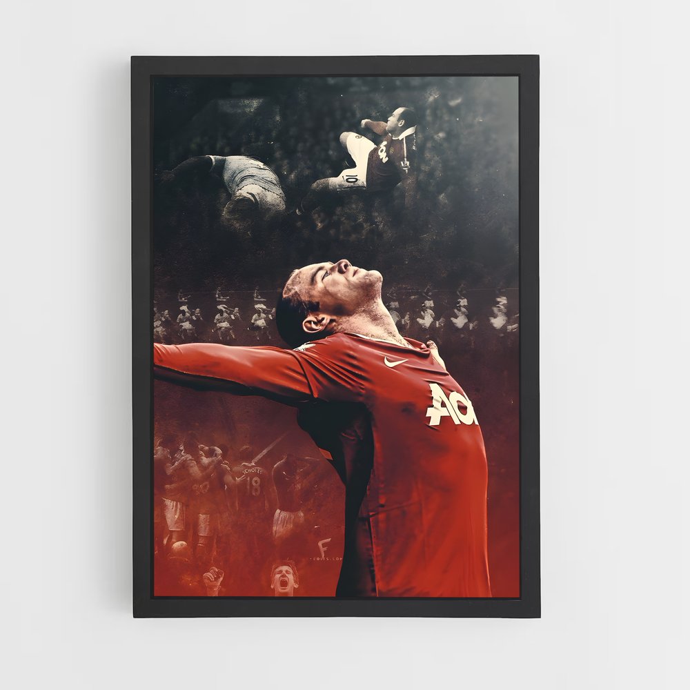 ap-wayne rooney-4 cadre Noir