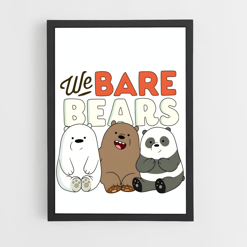 ap-we bare bears-9 cadre Noir