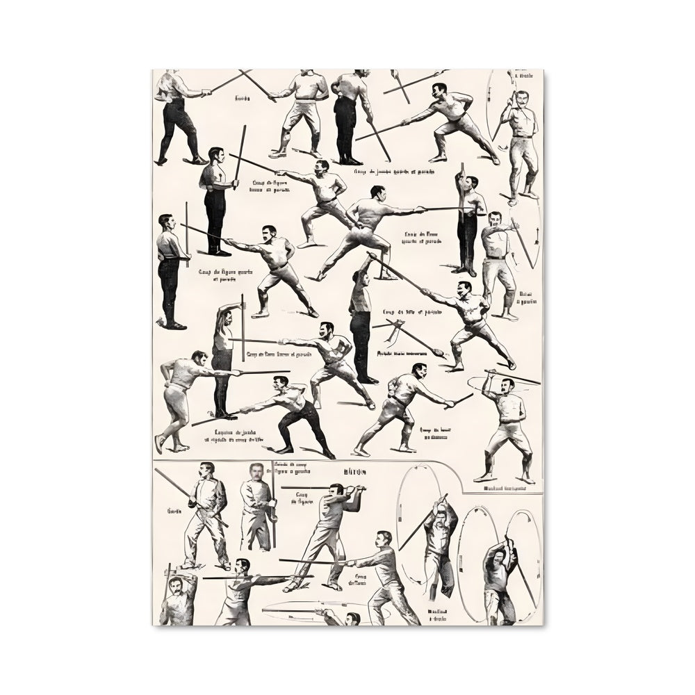 Poster Yoga des Maîtres d'Armes
