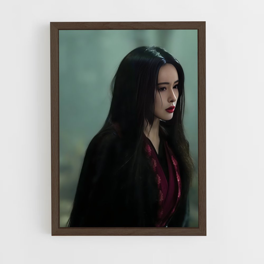 ap-wen jie-4 cadre Bois foncé