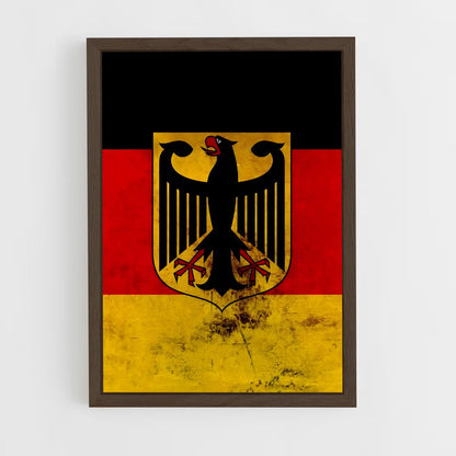 ap-west germany flag-1 cadre Bois foncé