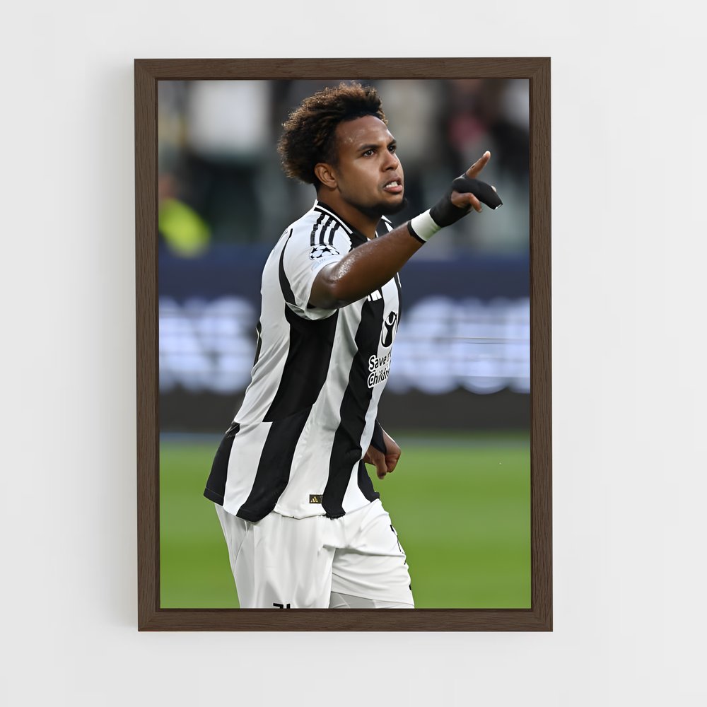 ap-weston mckennie-7 cadre Bois foncé