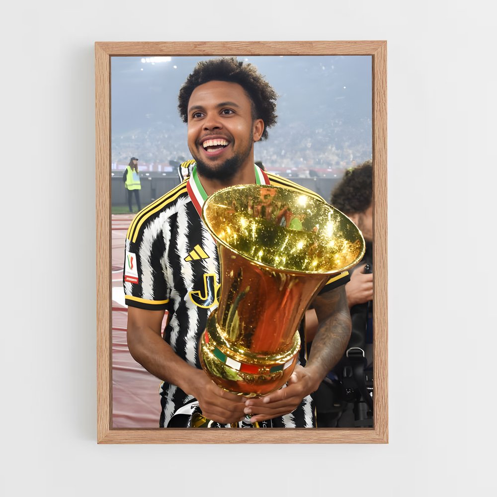 ap-weston mckennie-8 cadre Bois clair