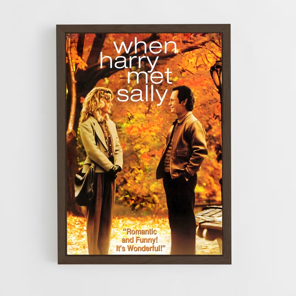ap-when harry met sally-1 cadre Bois foncé