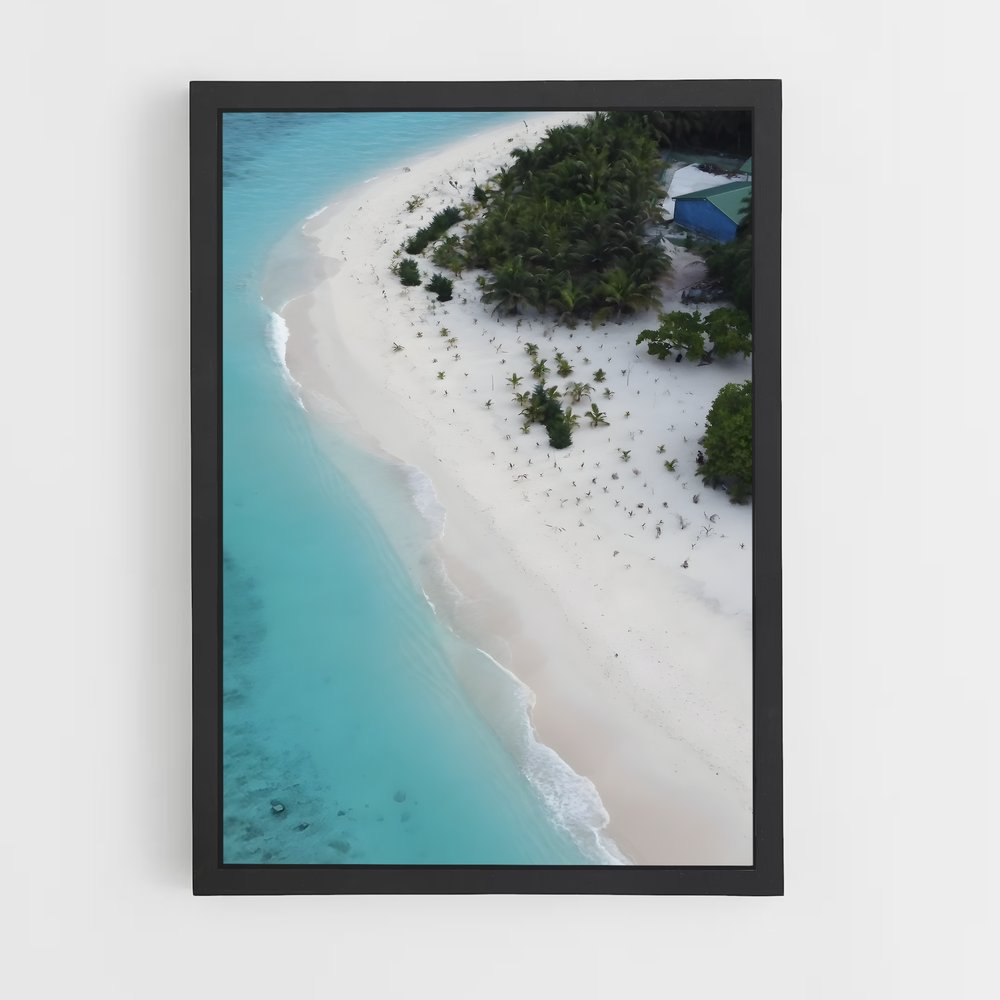 ap-white sand beach-13 cadre Noir