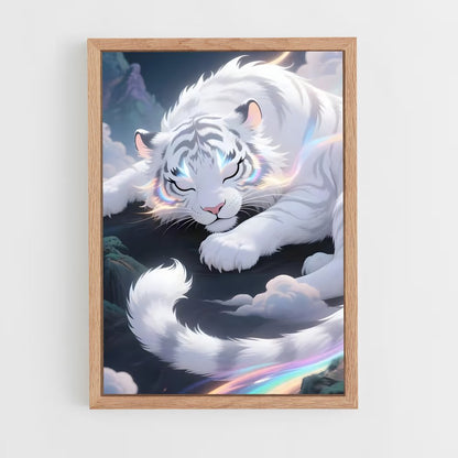 ap-white tiger-7 cadre Bois clair
