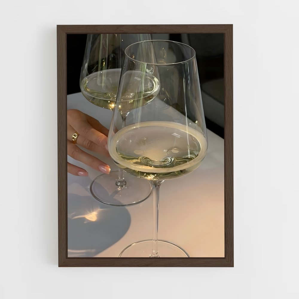 ap-white wine-4 cadre Bois foncé